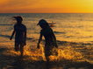 Menschen im Meer